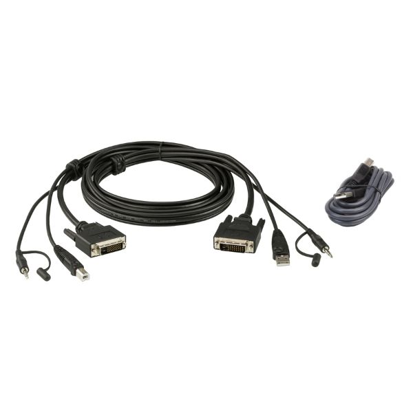2L-7D03UDX4 - Bộ cáp DVI-Dd/USB/SP dài 3 mét